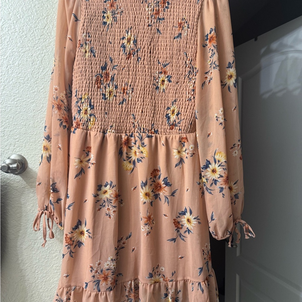 Floral Long Sleeve Dress